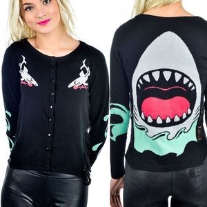 Banjo & Cake Shark Cardigan